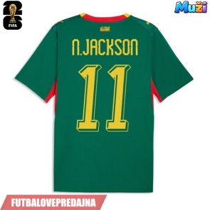 Lacne Muži Futbalové dres Senegal Nicolas Jackson #11 MS 2026 Krátky Rukáv - Preč